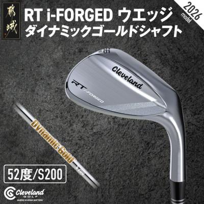 ふるさと納税 都城市 RT i-FORGED ウエッジ ダイナミックゴールドシャフト【52度/S200】