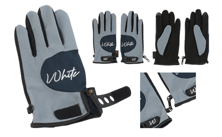 東かがわ市からお届けする【アウトドア・メンズ手袋】White-SS04 グレー