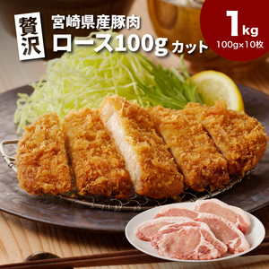贅沢宮崎県産豚肉ロース100gカット10枚_K16_0149_1
