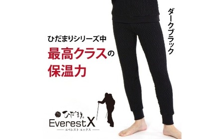 防寒肌着 ひだまり エベレストＸ 紳士 タイツ ダークブラック L 高知県 高知 四万十市 四万十 しまんと 日本製 高品質 服 インナー アンダー 保温 抗菌 防臭 メンズ 男性 ボトムス 暖かい 