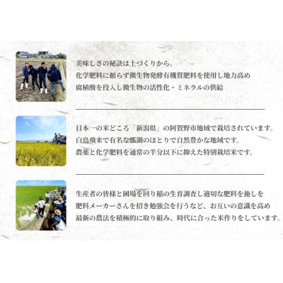 ふるさと納税 阿賀野市 【令和7年産新米】【12ヶ月定期便】米杜氏 阿賀野市産 新之助 6kg (2kg×3袋)×12回 |  | 03