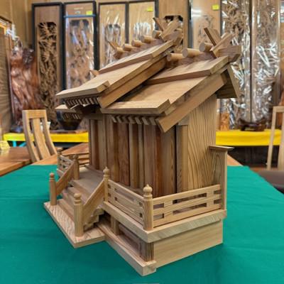 ふるさと納税 太宰府市 屋久杉神棚三社　全て屋久杉無垢材使用　　重さ約5kg |  | 01