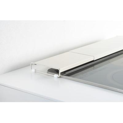 ふるさと納税 加茂市 伸縮式コンロ奥カバー&ラック ホワイト　77774 |  | 03