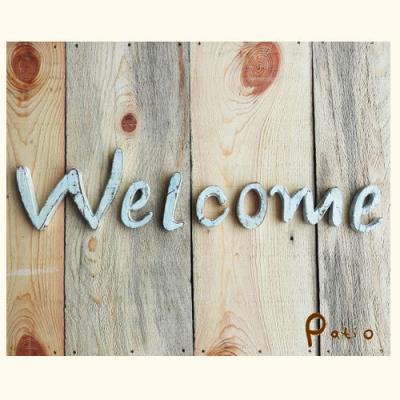 ふるさと納税 小牧市 オリジナルフォント 手書き風切り文字 「Welcome」 大[161P33] |  | 01