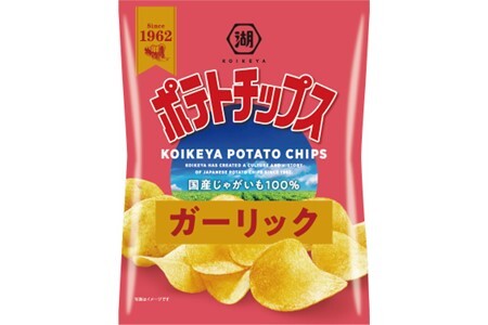湖池屋　ポテトチップス　ガーリック　50g×12袋入　【ポテチ】  ポテチ ポテチ ポテチ ポテチ ポテトチップス ポテトチップス ポテトチップス ポテトチップス ポテトチップス