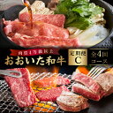 【ふるさと納税】定期便 おおいた和牛 定期便C 牛肉 ビーフ 黒毛和牛 国産 ブランド牛 4等級以上 食品 加工品 豊後牛 焼肉 すき焼き サーロイン ステーキ おかず お弁当 おつまみ BBQ バーベキュー ご褒美 お祝い 記念日 お取り寄せ グルメ 大分県 別府市 送料無料