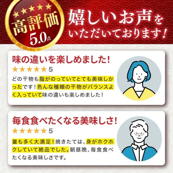 【全6回定期便】 旬の干物 おまかせ詰め合わせ《梅》（アジ・イワシ・イカなど）[JDR010]