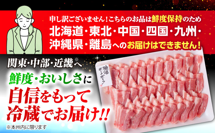 【12回定期便】※冷蔵配送/地域限定※ 岐阜県産 豚 瑞浪ボーノポーク 焼肉セット 1kg (バラ・肩ロース) 瑞浪市 / きなぁた瑞浪 [AZCI049]