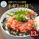 【ふるさと納税】 天然マグロのねぎとろ丼セット 65g×13パック 高知県 返礼品 12000円 海鮮 天然 まぐろたたき まぐろ ネギトロ丼 海鮮丼 お寿司 軍艦巻き 手巻き寿司 おかず 使いやすい 便利 かんたん 冷凍 小分け 個食 一人暮らし 13人前