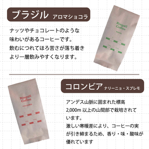 【 自家焙煎　コーヒー豆500g（100g×5種）】飲み比べセット 珈琲 ブレンド 194004