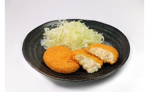 レンジでチンOK！「ズワイガニクリームコロッケ＆バターしょうゆコロッケ＆サヴァ缶のコロッケ」総数11個 特製ソース付き
