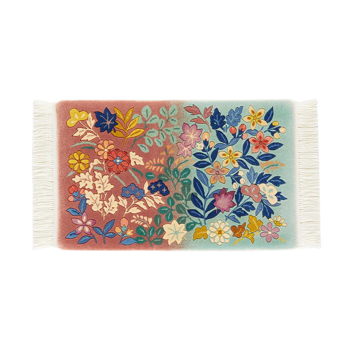 【山形緞通 古典ライン】『千秋』（縦60×横95cm） F21A-180