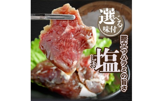 牛ハラミ 塩漬けダレ 1.2kg (400g×3pc)