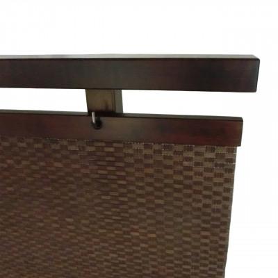 ふるさと納税 富田林市 土肥家具工芸の衝立 茶竹簾116タイプ ブラウンx茶竹 天然木無垢材のインテリア家具 パーテーション |  | 02