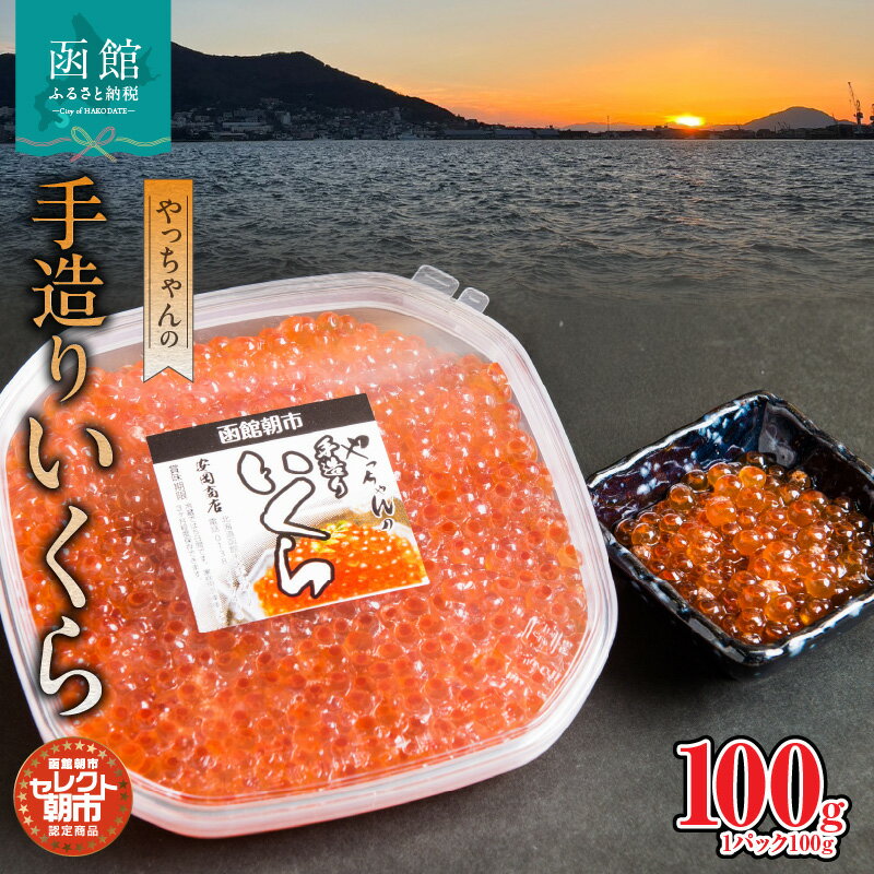 【ふるさと納税】セレクト朝市 「やっちゃんの手造りいくら」 100g