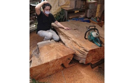 屋久杉 自然衝立 伝統 木芸 工房 太宰府 福岡県
