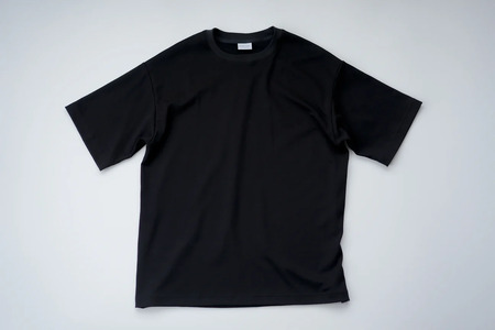 【ZIVANE】スビンコットン クルーネックＴシャツ（Black/L/1枚）