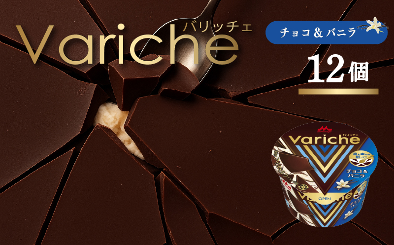 アイス バリッチェ ‐Variche‐12個 チョコ＆バニラ | アイス＆ジェラート バニラアイス チョコレートアイス 森永乳業 愛媛県 松前町
