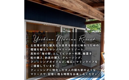 マリーナ施設利用券 30,000円分 ヨシノマリーナリゾート 海の駅 高知県 須崎市 船 メンテナンス ( 定期点検 船底洗浄 船底塗装 など ) 陸地保管 揚降 レンタルボート 釣り船 クルージング