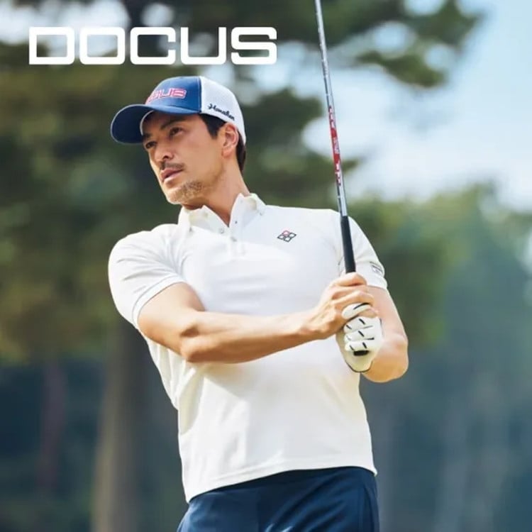 
            ゴルフウェア DD Bntton Down Polo DCM25S020｜ゴルフ golf ゴルフ用品 スポーツ スポーツ用品 DOCUS ドゥーカス ギフト 贈答 景品 茨城県 古河市_FW07
          