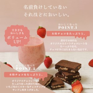 滋賀県守山市のオールハーツカンパニー滋賀工場で製造したイチゴチョコブラウニー  スイーツ お取り寄せ いちご イチゴチョコレート お土産 プレゼント CS-0002