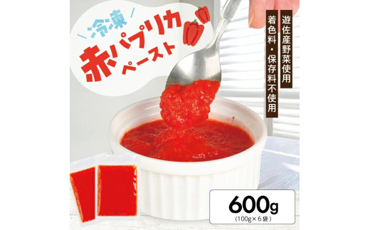 1182PA600G　冷凍パプリカペースト600g(100g×6袋)