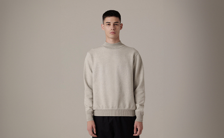 ニット アンユースレス モックネックスニット 服 洋服 ファッション 耐久性 上品 コーマ糸 無撚糸コットン 洗濯可能 墨田区 東京都 オフ/M規