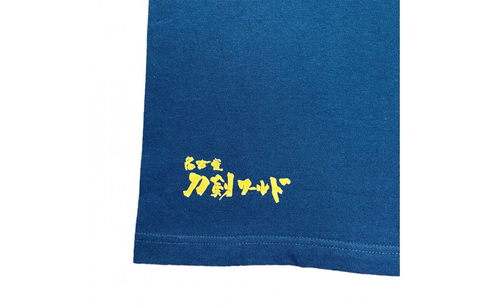 オリジナル【三英傑家紋Tシャツ】XLサイズ(ネイビー)/名古屋刀剣博物館