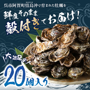 【2025年1月上旬発送】高田水産 殻付かき 20個 (Lサイズ)