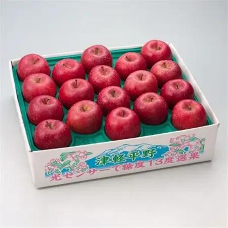 【令和8年産・先行予約】糖度13度選果 サンふじ 約4.3kg　鮮度保持剤・保存用ポリ袋付_果物・フルーツ りんご  リンゴ 林檎_【配送不可地域：離島・沖縄県】【1508211】
