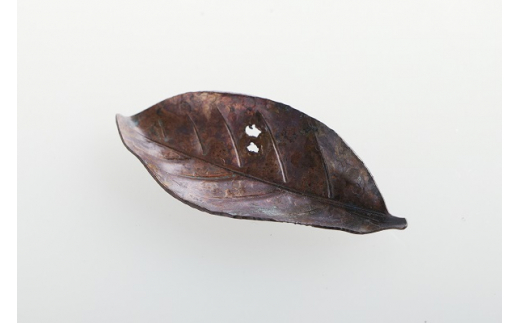 箸置き「木の葉」COPPER RED FC035128