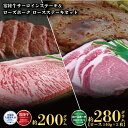 【ふるさと納税】ステーキセット 常陸牛200g・ローズポーク280g 銘柄牛 きめ細い 柔らかい 豊かな風味 黒毛和牛 A4ランク A5ランク ブランド牛 ブランド豚 銘柄豚 茨城 国産 黒毛和牛 霜降り 牛肉 冷凍 贈り物 お祝い 焼肉 茨城県共通返礼品 送料無料