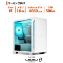 【ふるさと納税】パソコン工房 ミニタワーゲーミングPC Core i5/RTX 4060/コスパモデル/227 Windows 11 メモリ 16GB ストレージ500GB SSD