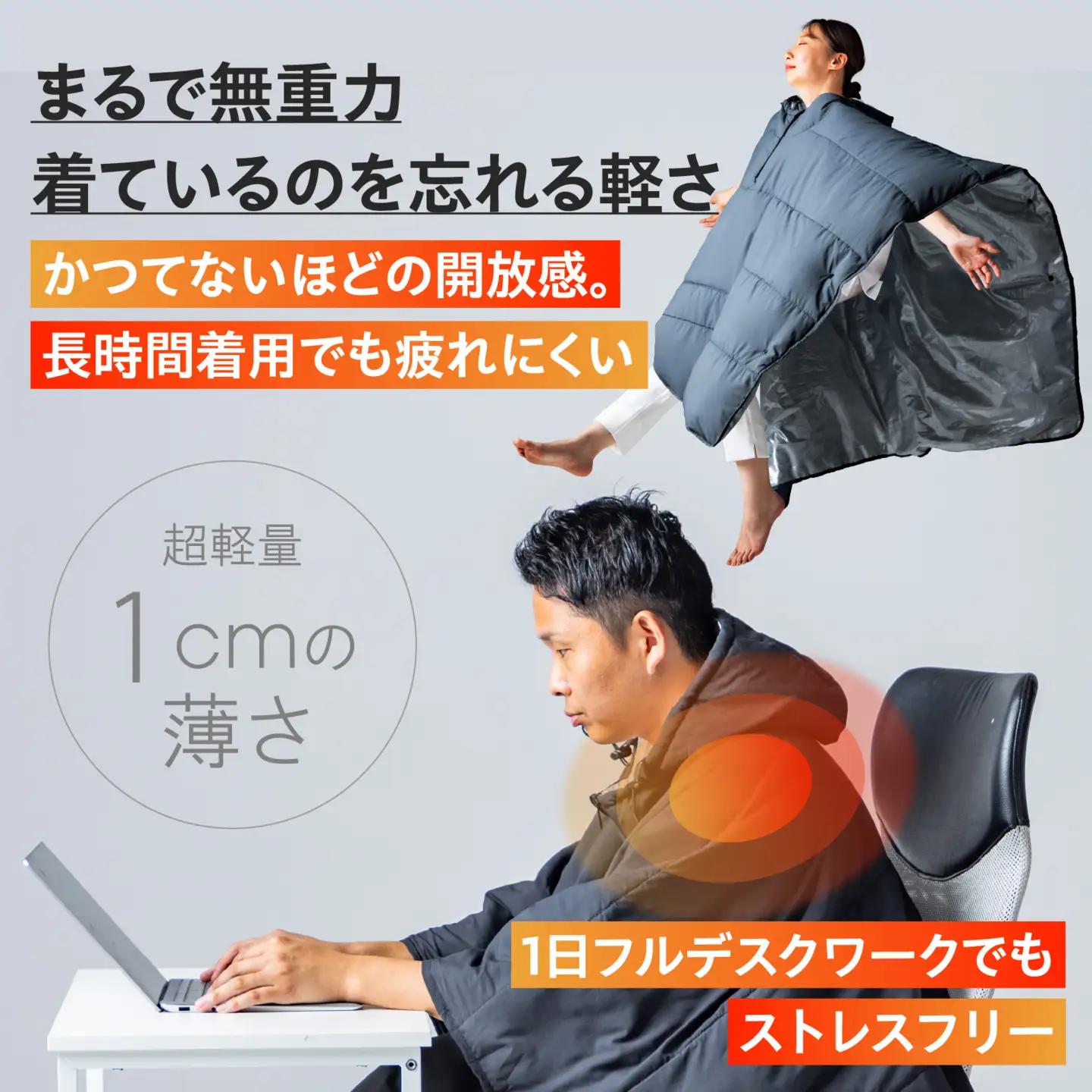 eco-fine PROTECT  ウルトラWヒートエア グレー [D-152003_02] / アウター アウトドア