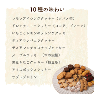 クッキー缶 〈10種入り〉ギフトクッキー [WDB02]