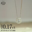 【ふるさと納税】PT900 ダイヤモンド　Starlight　ペンダント