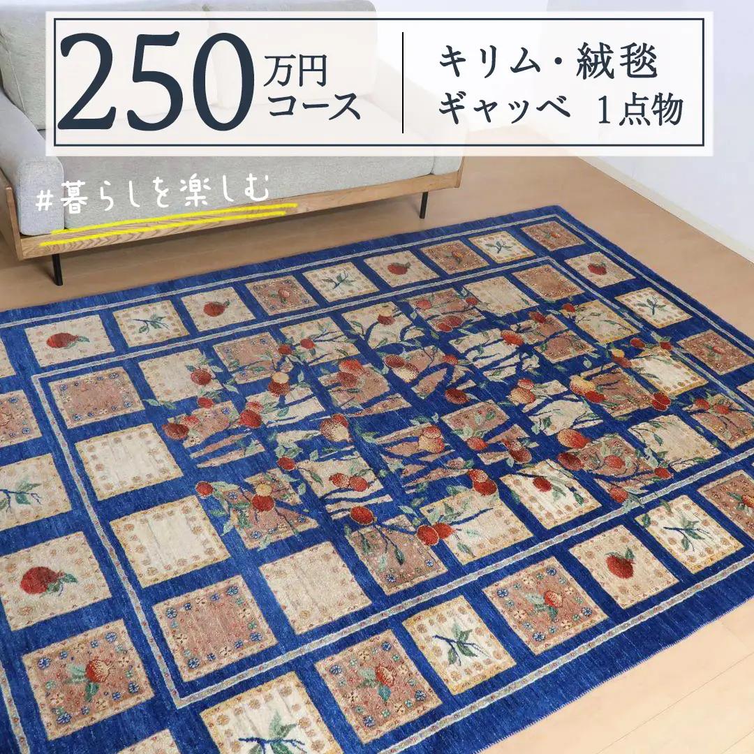 【250万円コース】キリム・絨毯・ギャッベ　豊富なカタログから自由に選べる！ 【各 限定1点 】 ラグ カーペット じゅうたん 手織り インテリア