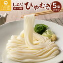 【ふるさと納税】 麺 曲がり麺 しまだ麺 冷麦 5袋 20食 送料無料 y12-166