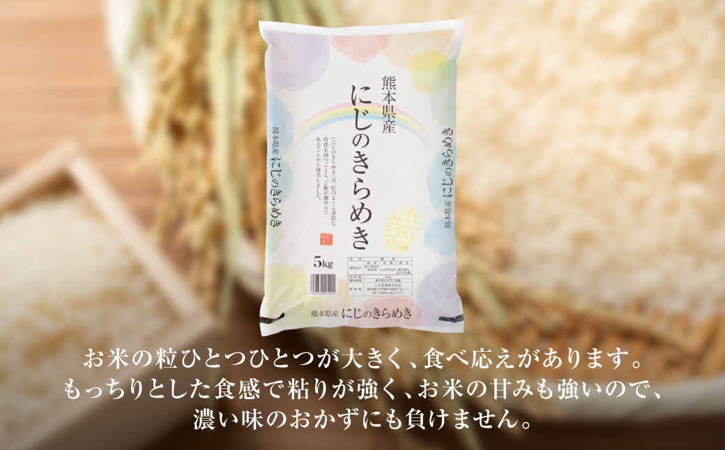 【令和7年産】 《新米》 熊本県産 にじのきらめき10kg（5kg×2袋） 新米 米 お米 精米 白米 ごはん ご飯 熊本