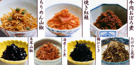 【わらびの里】京楽味(7種詰合せ) ［ 京都 料亭 京料理 懐石 人気 おすすめ ちりめん山椒 ご飯のお供 お取り寄せ 通販 送料無料 ふるさと納税 ］