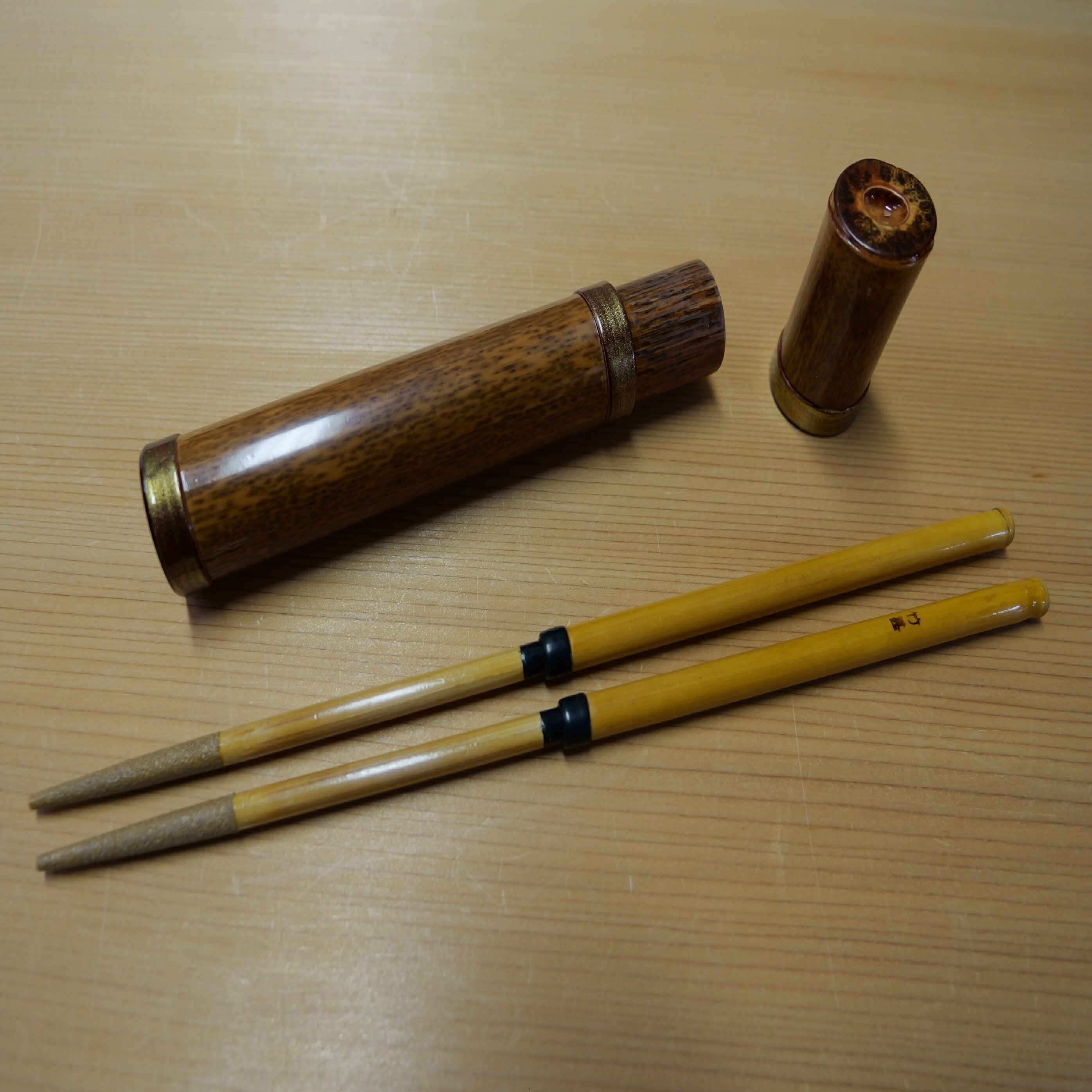 【ふるさと納税】竹甚工房　矢竹（ヤダケ）箸（2本継）（2）（010_5020）