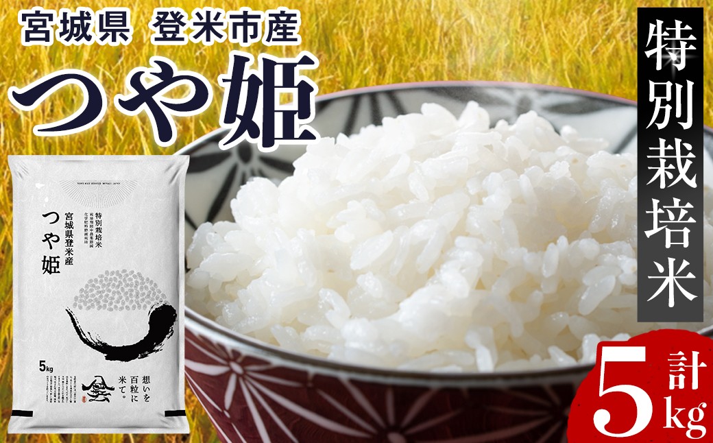 
                  【14営業日以内に発送予定】≪令和7年産≫ 特別栽培米 つや姫 5kg (5kg×1袋)  登米市産 お米 おこめ 米 コメ 白米 ご飯 ごはん おにぎり お弁当 【登米ライスサービス株式会社】tm154
                