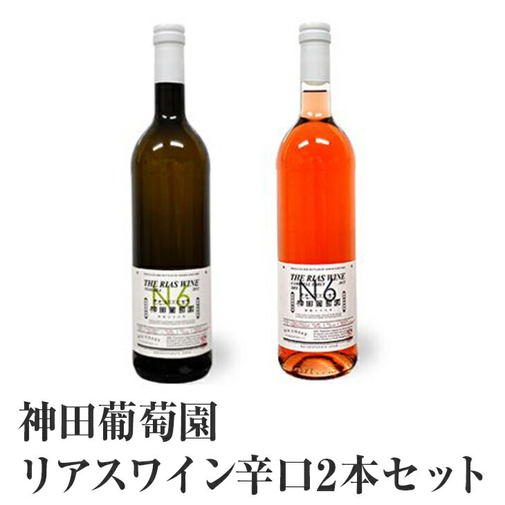 【ふるさと納税】リアス ワイン 辛口 2本 セット ( 白 / ロゼ ) 750ml×2本 [ 酒 お酒 酒類 ギフト 贈り物 プレゼント 贈答品 飲み比べ 人気 おすすめ 岩手 陸前高田のお酒 神田葡萄園 ]