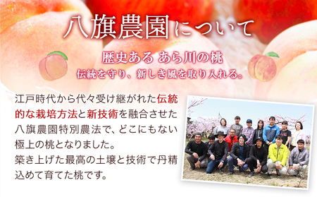 あら川の桃ジュース 「桃とろり」 八旗農園  和歌山