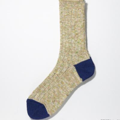 ふるさと納税 広陵町 Re Loop SLUB MIX(ブラックプレーン)・JAZZ MIX(ベージュ)/S　003 |  | 01