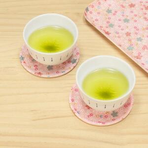 タツクラフト 友禅和紙コースター 5枚セット 小花 吹雪 【Tk336】