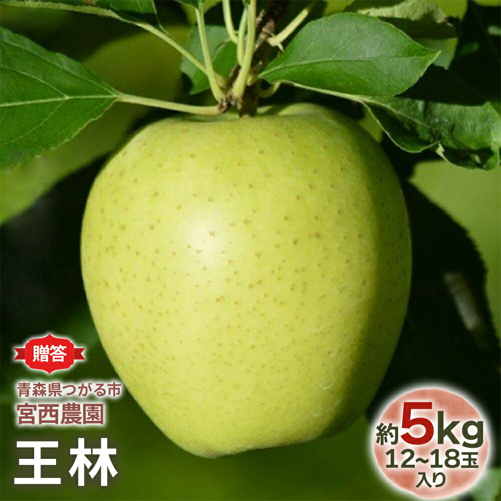 【ふるさと納税】[贈答] 王林【約5kg 12から18玉入り】芳醇な香りの青りんご｜令和8年 2026年 ギフト 青森産 津軽 つがる りんご リンゴ 果物 フルーツ おうりん 王林 青森りんご 青森りんご マタニティフード認定 [0684]