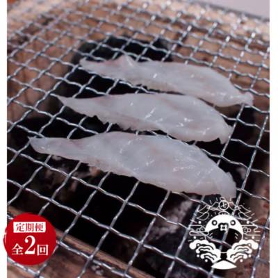 ふるさと納税 壱岐市 【毎月定期便】極上焼きふぐセット(40g×6パック)全2回