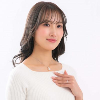 ふるさと納税 神戸市 【星月夜】白蝶真珠(南洋真珠) ダイヤモンド PT900 プラチナ ペンダントトップ |  | 02