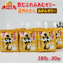 【ふるさと納税】 みかんゼリー 飲むぷれみあむ ゼリー 温州みかん 180g × 30個 愛工房 飲むゼリー みかん mikan 蜜柑 柑橘 フルーツゼリー 果物ゼリー 果物 くだもの フルーツ 果汁 飲料 小分け パック 長期保存 備蓄 防災 産地直送 国産 愛媛 宇和島 J020-034006